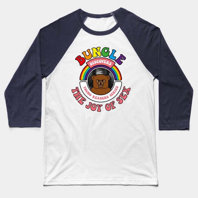 Bungle discovers… The Joy of Sex Baseball T-Shirt by andrew_kelly_uk@yahoo.co.uk